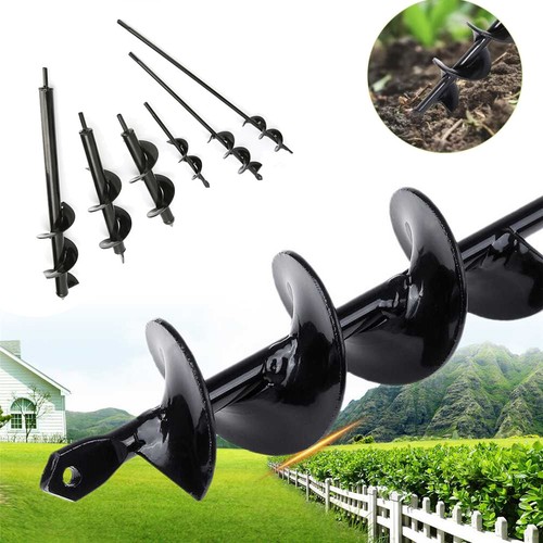 Earth auger spiral drill - earth,