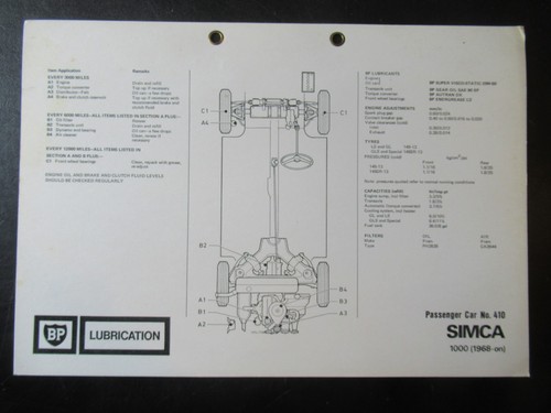 Simca 1000 bp - simca,