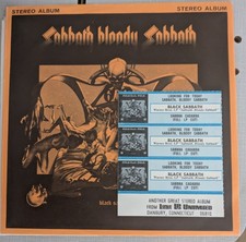 Black Sabbath Ozzy Osbourne 7' Picture Sleeve EP Sabbath Bloody Sabbath Juke Box