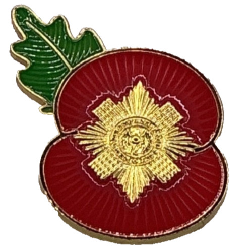 Scots guards pin - guards, flower