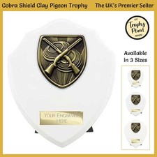 Clay pigeon shield white - shield,