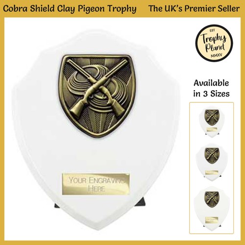 Clay pigeon shield white - shield,