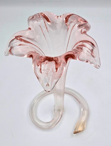 Hand blown vintage pink glass - hand-blown,