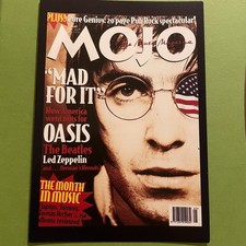 Set of 4 Mojo postcards, Hyde Park 1996 exclusive - Oasis, Beatles, Paul Weller