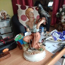 Vintage Capodimonte by Marie Angela ‘The Young Falconer ‘26cm tall