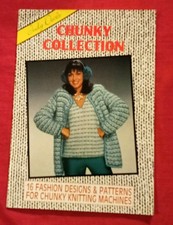 Judy Dove Chunky Collection 16 Designs -Machine Knitting Booklet 