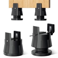 Bed Risers with Screw Clamp, Desk Riser Blocks with Height Adjustable 2.6-3.5 In