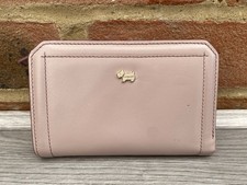 Radley Women's Pink Leather Wallet Designer Purse Card Holder Zip Coin VGC