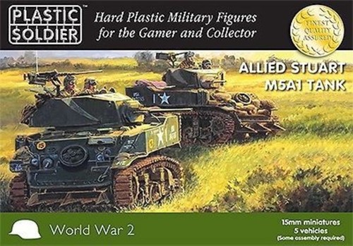 Ww2v15021 15mm allied m5a1 - ww2v15021,