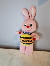 Duracell Rare Pink Bunny With Drum ; 8 Inch Plush Soft Toy 
