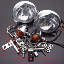 Motorcycle Driving Spot Light Bar Fog lights Motorbike Turn Signal for Harley
