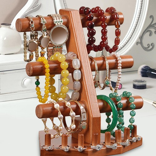 Wooden bracelet holder - holder, tier