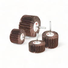 Rotary Die Flap Wheel 40 - 120 Grit Brush Drill Bit Deburring Sanding Sandpaper