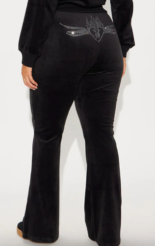 Playboy playmate velour flared - playmate,