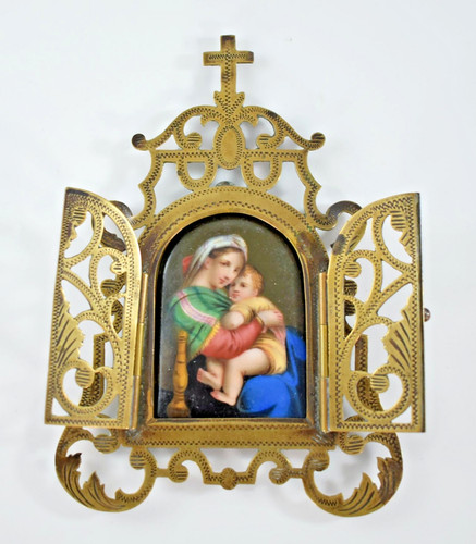 Antique georgian handpainted - antique,