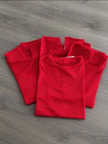 Red mesh sports - 4x,