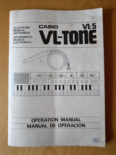 Casio tone 5 - casio, vl-tone