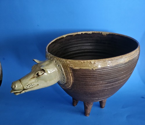 Amy elswick pottery cow - amy,