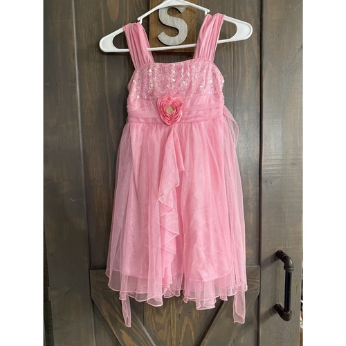 Girls pink dress - pink,