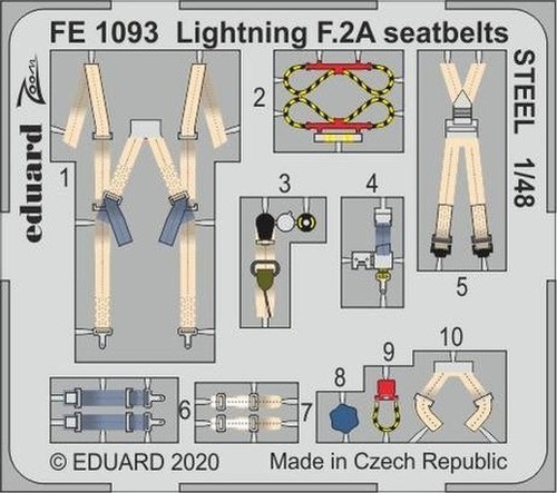 Eduard fe1093 lightning - 1/48,