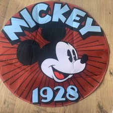 Mickey Mouse Circle Rug Mat Disney Kids Bedroom Vintage Inspired