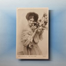 Edwardian Actress Postcard 1908 Real Photo Jean Aylwin Bare Shoulders Rotary