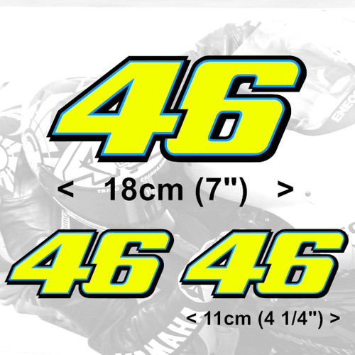 Rossi sticker fluorescent - rossi,