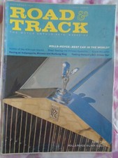 Road & Track Sep 1960 Rolls