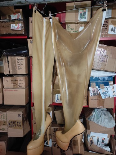 Handmade boots latex - handmade,