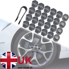 24Pc 22mm Grey Wheel Nut Bolt