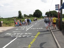 Photo 6x4 Players wanted Sowerby Bridge These markings on the road were i c2014
