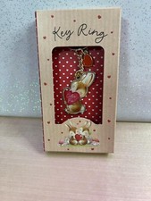 Rabbit Key Ring with Heart