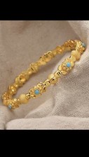 Ethnic Bangles 22k Gold Plated Indian Bridal Jewelry Bollywood Bracelet set/2.3