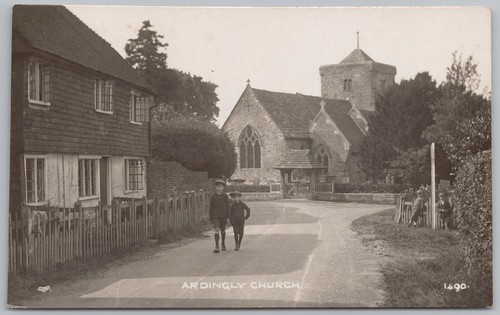 Ardingly village and church - village,