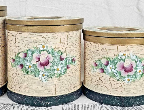 Vintage wooden hand - hand, painted