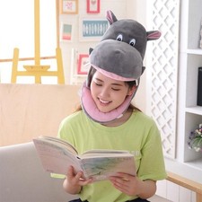 Cartoon Plush Animals Hippo