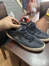 lacoste marcel canvas trainers
