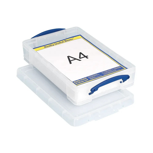Clear plastic storage box with - box,