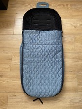 Silver cross footmuff - cross, wayfarer
