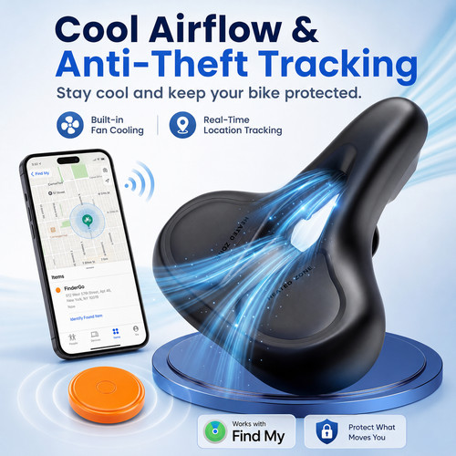 Smart bike seat with find - seat,