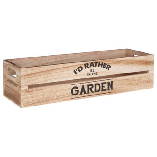 Natural wood planter and herb - wood,