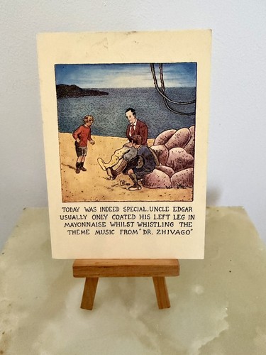 Glen baxter 1989 postcard - -,