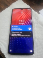 Motorola Moto Z4 4G 4GB RAM *128GB* Fingerprint** SCREEN BURN** SEE Pic Unlocked