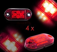 12v smd led red - 4x,