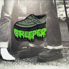 Brothel creeper pin badge - creeper,