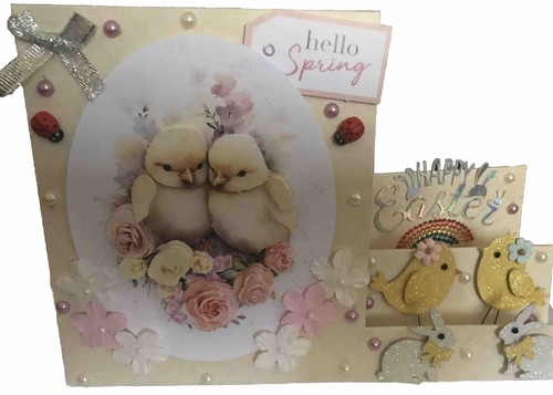 Handmade easter stepper card - handmade,