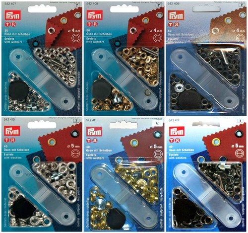 Prym eyelets with washers - with,