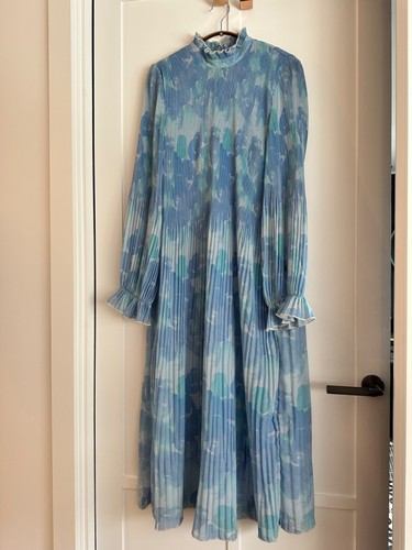 Ganni blue cloud - ganni, dress