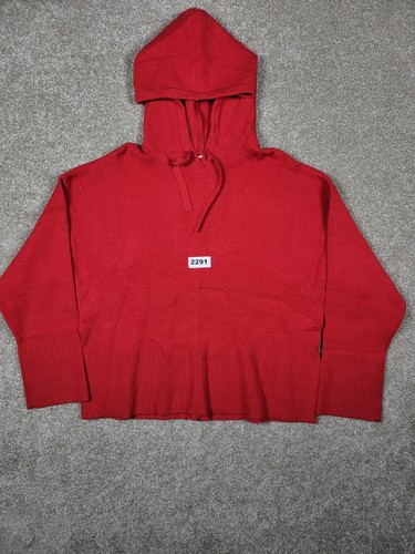 Primark cozy red hooded - red, knit