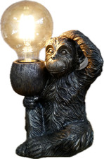 Monkey Holding Light Battery